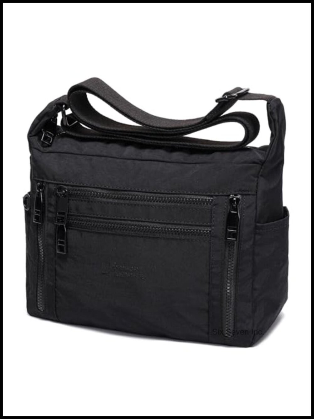 Nylon Crossbody Bag for Women Multi Pocket Crossbody Purse - Picture 1 of 6